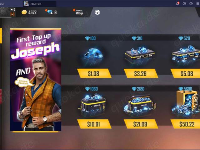 Free Fire Top Up - Schnelle Lieferung und beste Preise - 1